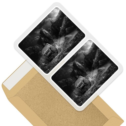 Rectangle stickers 7 - x,